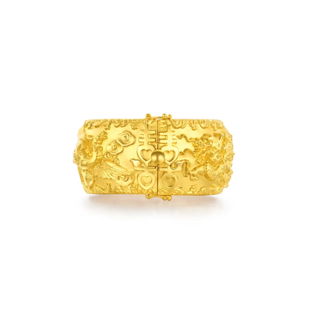 龍與鳳凰 999 金手鐲